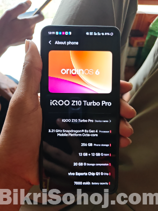 Iqoo z10 turbo pro 12/256